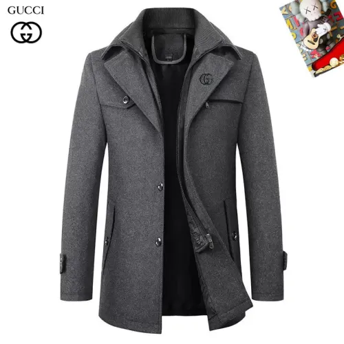 Gucci Coats Long Sleeved For Men #1395494