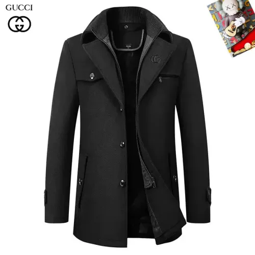 Gucci Coats Long Sleeved For Men #1395495