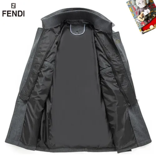 Cheap Fendi Coats Long Sleeved For Men #1395497 Replica Wholesale [$80.00 USD] [ITEM#1395497] on Replica Fendi Coats