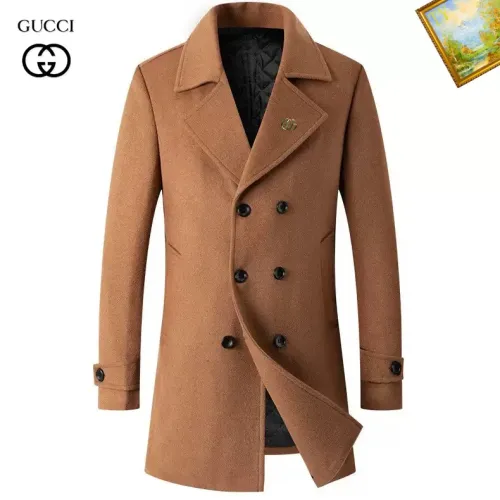 Gucci Coats Long Sleeved For Men #1395513
