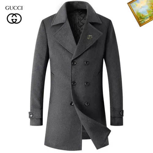 Gucci Coats Long Sleeved For Men #1395514