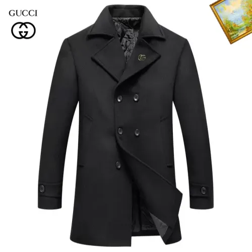 Gucci Coats Long Sleeved For Men #1395516