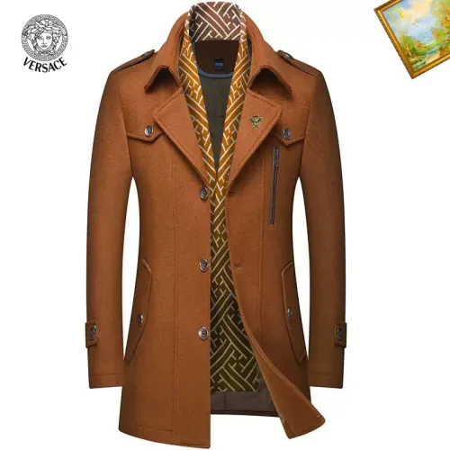 Versace Coats Long Sleeved For Men #1395533