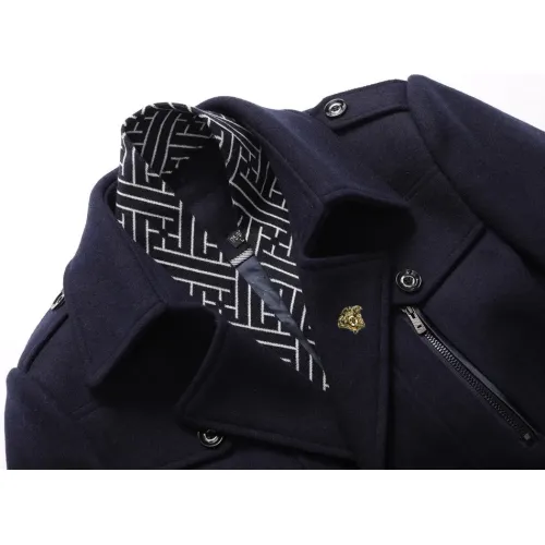 Cheap Versace Coats Long Sleeved For Men #1395537 Replica Wholesale [$88.00 USD] [ITEM#1395537] on Replica Versace Coats