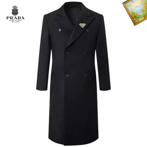 Prada Coats Long Sleeved For Men #1395553