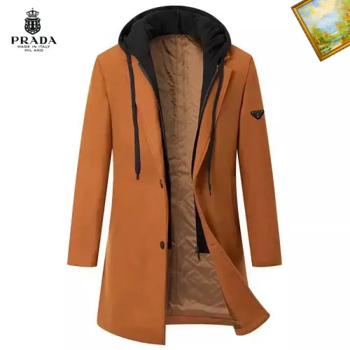 Prada Coats Long Sleeved For Men #1395554