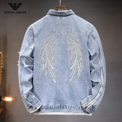 Cheap Armani Jackets Long Sleeved For Men #1395575 Replica Wholesale [$60.00 USD] [ITEM#1395575] on Replica Armani Jackets