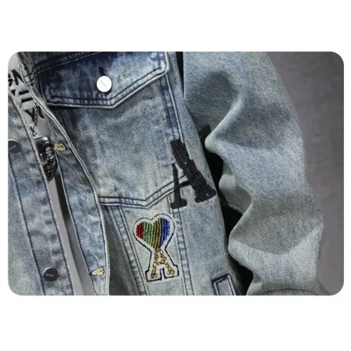 Cheap Amiri Jackets Long Sleeved For Men #1395576 Replica Wholesale [$60.00 USD] [ITEM#1395576] on Replica Amiri Jackets