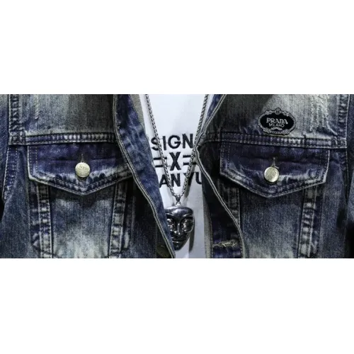 Cheap Prada Jackets Long Sleeved For Men #1395586 Replica Wholesale [$60.00 USD] [ITEM#1395586] on Replica Prada Jackets