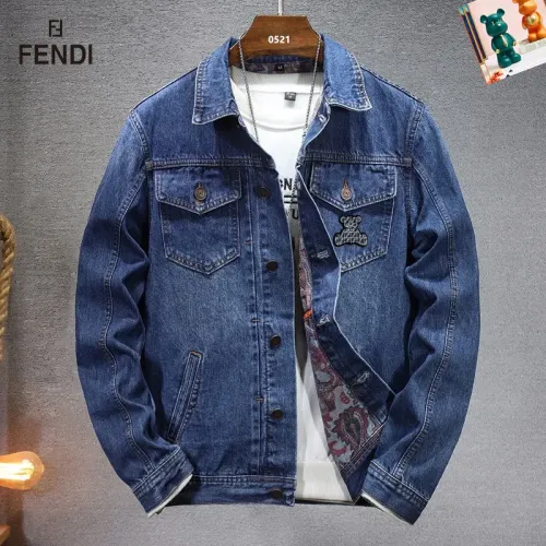 Cheap Fendi Jackets Long Sleeved For Men #1395592 Replica Wholesale [$60.00 USD] [ITEM#1395592] on Replica Fendi Jackets