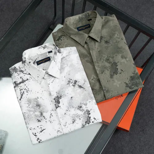 Cheap Louis Vuitton LV Shirts Long Sleeved For Men #1395855 Replica Wholesale [$45.00 USD] [ITEM#1395855] on Replica Louis Vuitton LV Shirts
