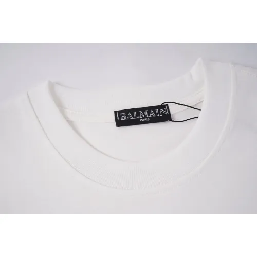 Cheap Balmain T-Shirts Short Sleeved For Unisex #1395882 Replica Wholesale [$32.00 USD] [ITEM#1395882] on Replica Balmain T-Shirts