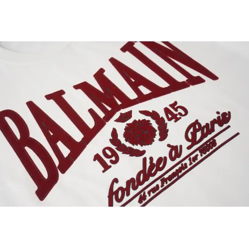 Cheap Balmain T-Shirts Short Sleeved For Unisex #1395882 Replica Wholesale [$32.00 USD] [ITEM#1395882] on Replica Balmain T-Shirts