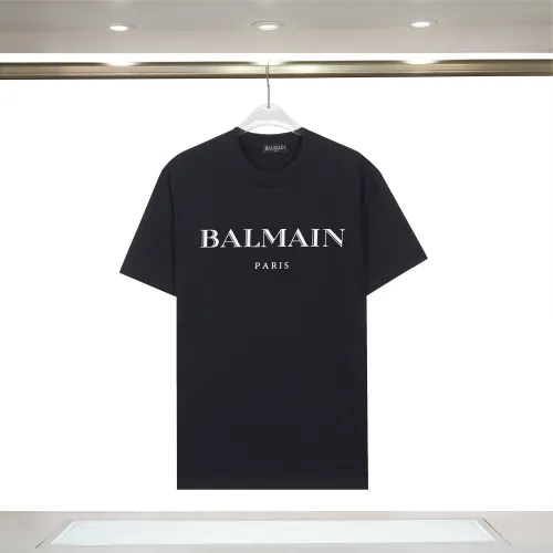 Cheap Balmain T-Shirts Short Sleeved For Unisex #1395886 Replica Wholesale [$32.00 USD] [ITEM#1395886] on Replica Balmain T-Shirts