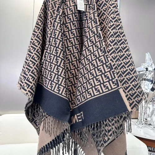 Cheap Fendi Poncho #1395914 Replica Wholesale [$85.00 USD] [ITEM#1395914] on Replica Fendi Scarf