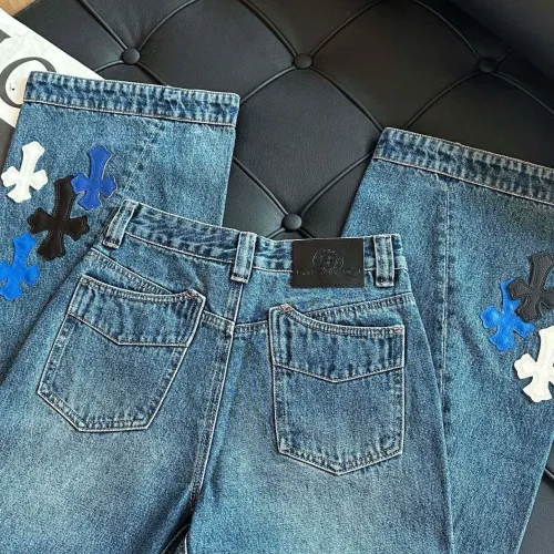 Cheap Chrome Hearts Jeans For Women #1395965 Replica Wholesale [$96.00 USD] [ITEM#1395965] on Replica Chrome Hearts Jeans
