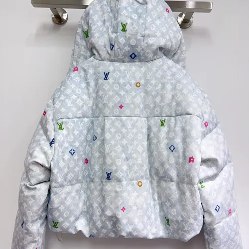 Cheap Louis Vuitton LV Down Feather Coat Long Sleeved For Women #1395969 Replica Wholesale [$135.00 USD] [ITEM#1395969] on Replica Louis Vuitton LV Down Feather Coat
