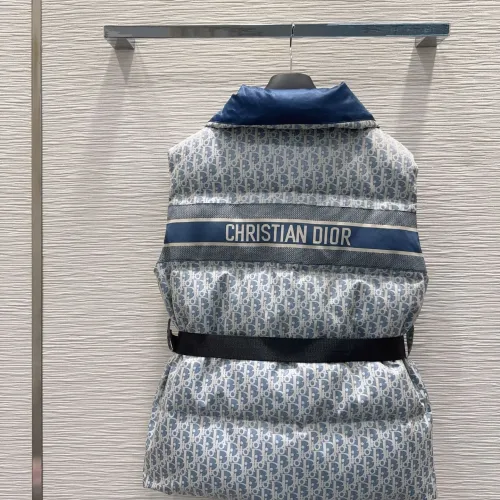 Cheap Christian Dior Down Feather Coat Sleeveless For Women #1395970 Replica Wholesale [$108.00 USD] [ITEM#1395970] on Replica Christian Dior Down Feather Coat