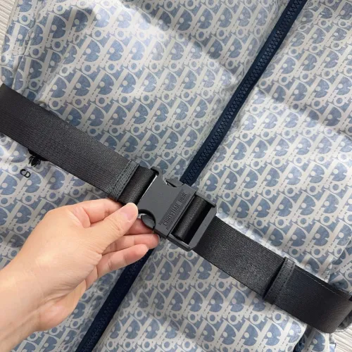 Cheap Christian Dior Down Feather Coat Sleeveless For Women #1395970 Replica Wholesale [$108.00 USD] [ITEM#1395970] on Replica Christian Dior Down Feather Coat