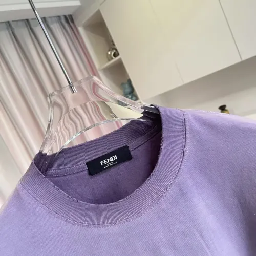 Cheap Fendi T-Shirts Short Sleeved For Unisex #1395981 Replica Wholesale [$45.00 USD] [ITEM#1395981] on Replica Fendi T-Shirts
