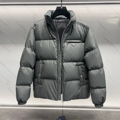 Cheap Prada Down Feather Coat Long Sleeved For Men #1396002 Replica Wholesale [$210.00 USD] [ITEM#1396002] on Replica Prada Down Feather Coat