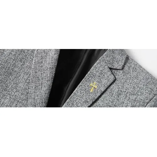 Cheap Chrome Hearts Jackets Long Sleeved For Men #1396096 Replica Wholesale [$68.00 USD] [ITEM#1396096] on Replica Chrome Hearts Jackets