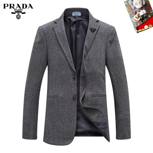 Prada Jackets Long Sleeved For Men #1396127