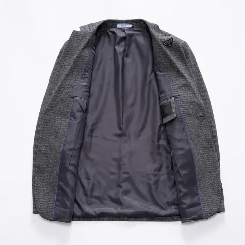 Cheap Prada Jackets Long Sleeved For Men #1396127 Replica Wholesale [$68.00 USD] [ITEM#1396127] on Replica Prada Jackets