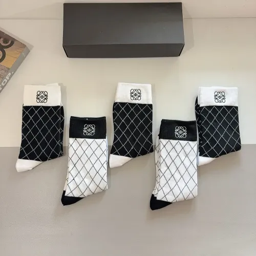 Cheap LOEWE Socks #1396411 Replica Wholesale [$29.00 USD] [ITEM#1396411] on Replica LOEWE Socks