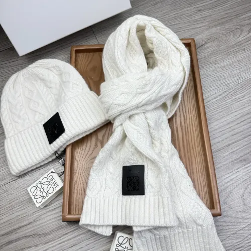 Cheap LOEWE Hat and Scarf Set #1396463 Replica Wholesale [$52.00 USD] [ITEM#1396463] on Replica LOEWE Hat and Scarf and Glove Set