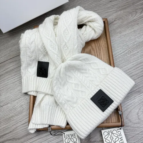 Cheap LOEWE Hat and Scarf Set #1396463 Replica Wholesale [$52.00 USD] [ITEM#1396463] on Replica LOEWE Hat and Scarf and Glove Set