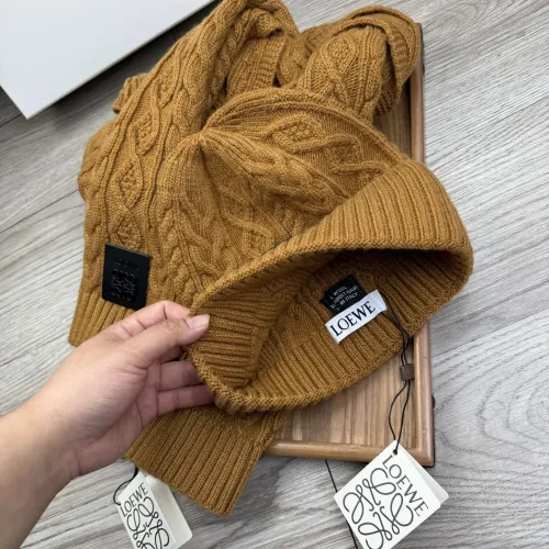 Cheap LOEWE Hat and Scarf Set #1396465 Replica Wholesale [$52.00 USD] [ITEM#1396465] on Replica LOEWE Hat and Scarf and Glove Set