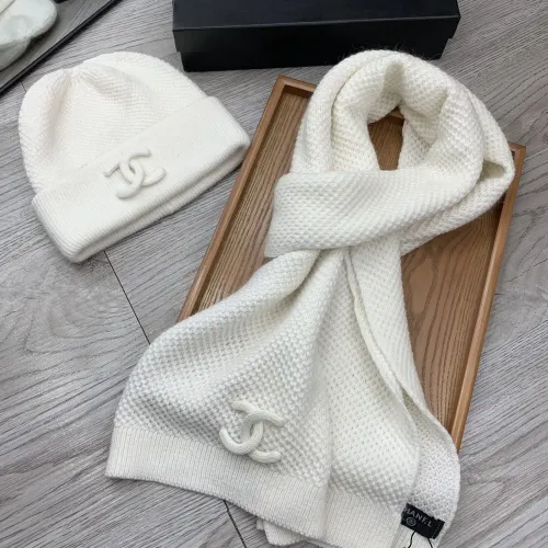 Cheap Chanel Hat and Scarf Set #1396468 Replica Wholesale [$60.00 USD] [ITEM#1396468] on Replica Chanel Hat and Scarf and Glove Set
