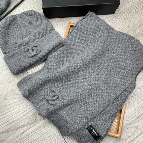 Cheap Chanel Hat and Scarf Set #1396470 Replica Wholesale [$60.00 USD] [ITEM#1396470] on Replica Chanel Hat and Scarf and Glove Set