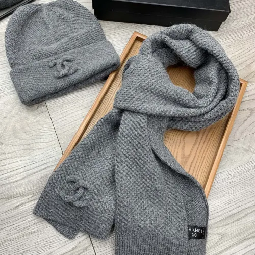 Cheap Chanel Hat and Scarf Set #1396470 Replica Wholesale [$60.00 USD] [ITEM#1396470] on Replica Chanel Hat and Scarf and Glove Set