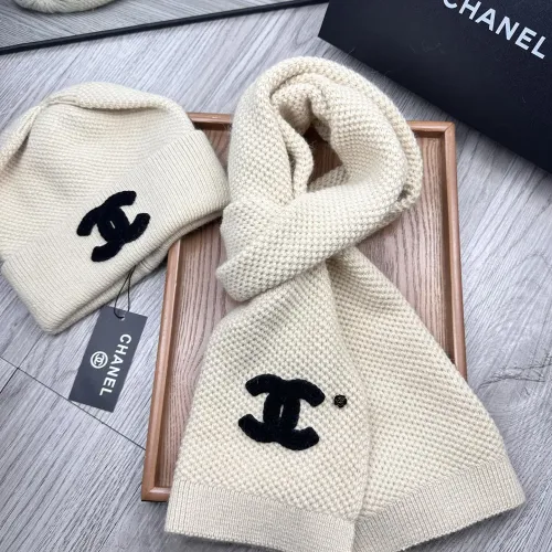 Cheap Chanel Hat and Scarf Set #1396472 Replica Wholesale [$52.00 USD] [ITEM#1396472] on Replica Chanel Hat and Scarf and Glove Set