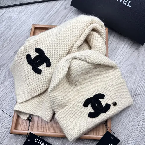 Cheap Chanel Hat and Scarf Set #1396472 Replica Wholesale [$52.00 USD] [ITEM#1396472] on Replica Chanel Hat and Scarf and Glove Set
