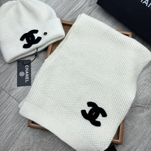 Cheap Chanel Hat and Scarf Set #1396473 Replica Wholesale [$52.00 USD] [ITEM#1396473] on Replica Chanel Hat and Scarf and Glove Set