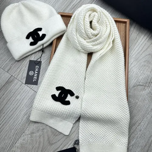Cheap Chanel Hat and Scarf Set #1396473 Replica Wholesale [$52.00 USD] [ITEM#1396473] on Replica Chanel Hat and Scarf and Glove Set