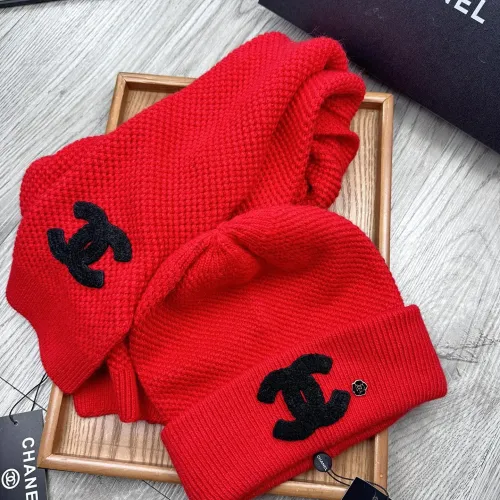 Cheap Chanel Hat and Scarf Set #1396474 Replica Wholesale [$52.00 USD] [ITEM#1396474] on Replica Chanel Hat and Scarf and Glove Set
