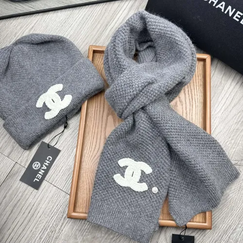 Cheap Chanel Hat and Scarf Set #1396475 Replica Wholesale [$52.00 USD] [ITEM#1396475] on Replica Chanel Hat and Scarf and Glove Set