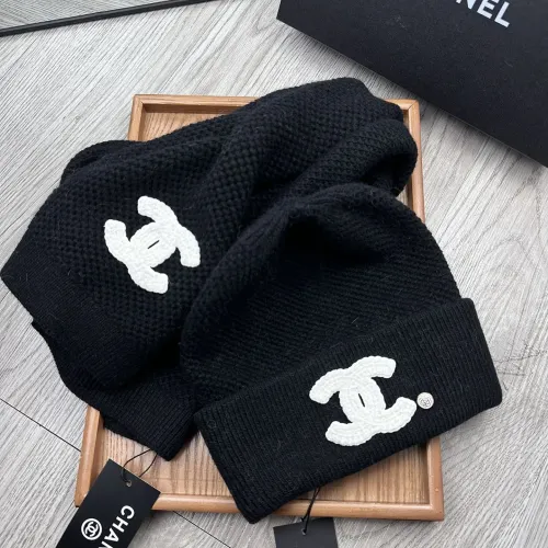 Cheap Chanel Hat and Scarf Set #1396476 Replica Wholesale [$52.00 USD] [ITEM#1396476] on Replica Chanel Hat and Scarf and Glove Set