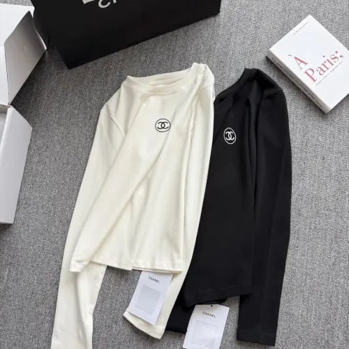 Cheap Chanel T-Shirts Long Sleeved For Women #1396530 Replica Wholesale [$64.00 USD] [ITEM#1396530] on Replica Chanel T-Shirts