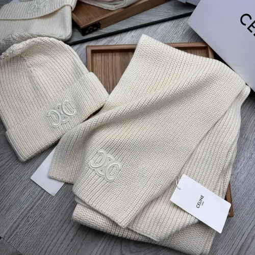 Cheap Celine Hat and Scarf Set #1396533 Replica Wholesale [$76.00 USD] [ITEM#1396533] on Replica Celine Hat and Scarf and Glove Set