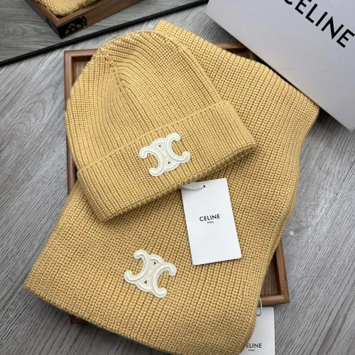 Cheap Celine Hat and Scarf Set #1396534 Replica Wholesale [$76.00 USD] [ITEM#1396534] on Replica Celine Hat and Scarf and Glove Set