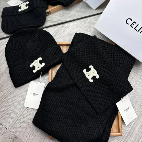 Cheap Celine Hat and Scarf Set #1396541 Replica Wholesale [$76.00 USD] [ITEM#1396541] on Replica Celine Hat and Scarf and Glove Set