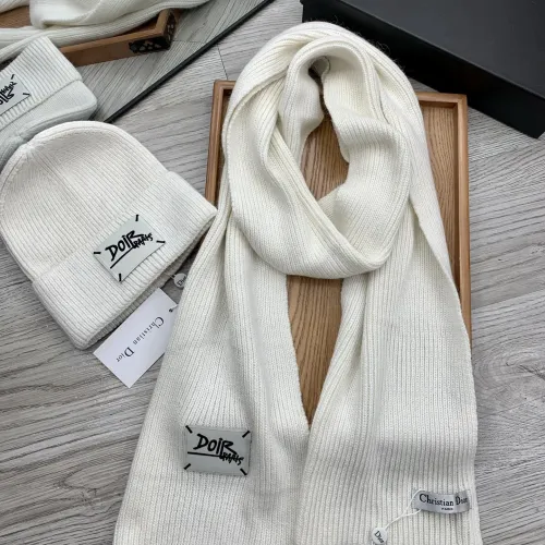Cheap Christian Dior Hat and Scarf Set #1396544 Replica Wholesale [$52.00 USD] [ITEM#1396544] on Replica Christian Dior Hat and Scarf and Glove Set