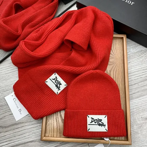 Cheap Christian Dior Hat and Scarf Set #1396545 Replica Wholesale [$52.00 USD] [ITEM#1396545] on Replica Christian Dior Hat and Scarf and Glove Set