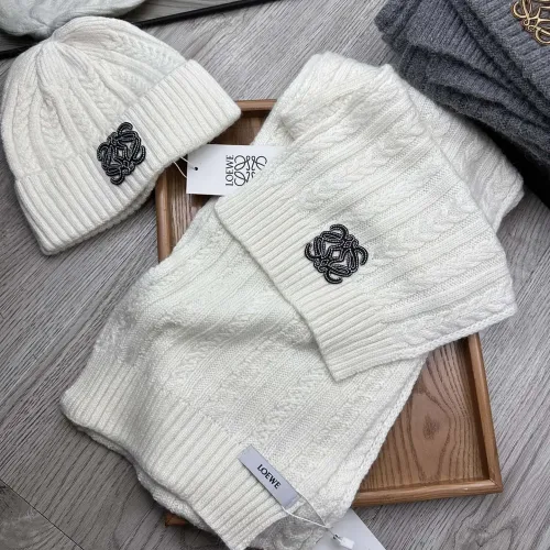 Cheap LOEWE Hat and Scarf Set #1396555 Replica Wholesale [$52.00 USD] [ITEM#1396555] on Replica LOEWE Hat and Scarf and Glove Set
