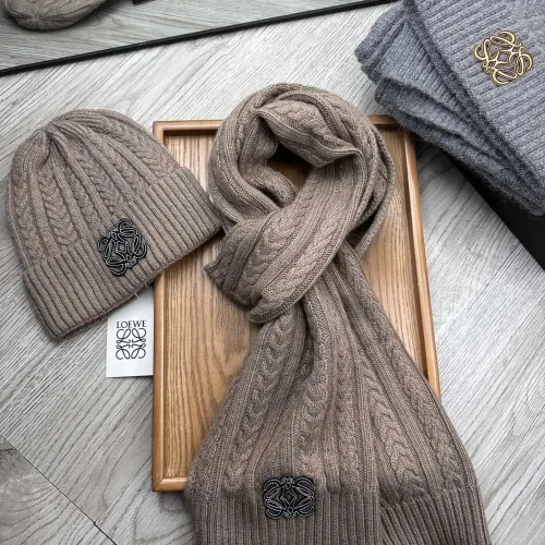 Cheap LOEWE Hat and Scarf Set #1396557 Replica Wholesale [$52.00 USD] [ITEM#1396557] on Replica LOEWE Hat and Scarf and Glove Set